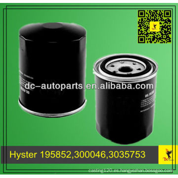 195852,300046,3035753 para Hyster Lift Trucks Filtro de aceite